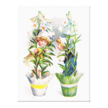 Ellen H. Clapsaddle: Easter Flower Children Stretched Canvas Prints