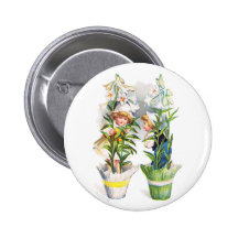 Ellen H. Clapsaddle : Enfants de fleur de Pâques Badge Avec Épingle