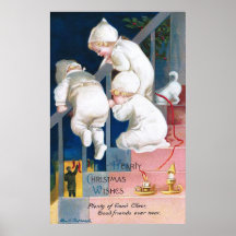 Ellen H. Clapsaddle : Enfants en bas âge de Noël Posters