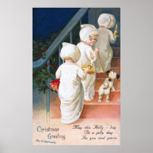 Ellen H. Clapsaddle : Filles d'enfant en bas âge d Affiches