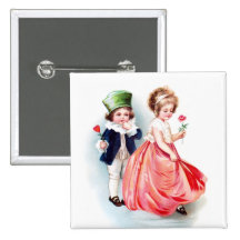 Ellen H. Clapsaddle : J'aime mon amour Badges