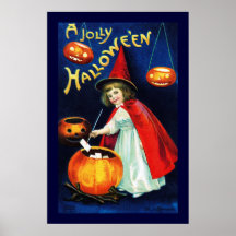 Ellen H. Clapsaddle : Petite sorcière Poster