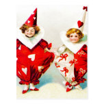 Ellen H. Clapsaddle Pierrot Children Postcard