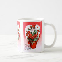 Ellen H. Clapsaddle : Roses de Valentine Tasse