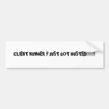 ELLIOT SPITZER BUMPER STICKER