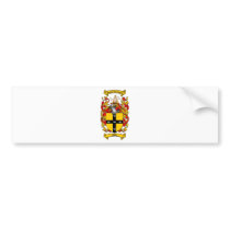 ELLIS FAMILY CREST -  ELLIS COAT OF ARMS BUMPER STICKERS