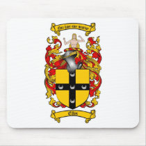 ELLIS FAMILY CREST -  ELLIS COAT OF ARMS MOUSE PAD