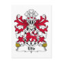 Ellis Family Crest Post Cards