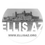 EllisAZ.org Round Stickers