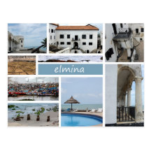Elmina postcard