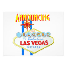 Elope Announcement Las Vegas Marriage