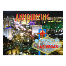 Elope Married in Las Vegas Announcement