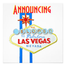Eloped Valentine Las Vegas Marriage Announcement