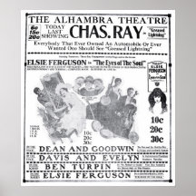 Elsie Ferguson 1919 vintage movie ad poster