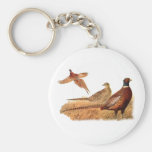 Elusive Pheasant Bird Hunting Key Chains
