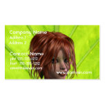 Elven Girl Business Cards