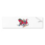 ELVES FILLING SANTA'S SLEIGH by SHARON SHARPE Bumper Stickers