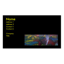 ELVIS ON A RED BEAST CAMEL BUSINESS CARDS
