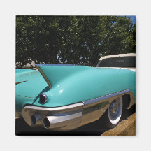 Elvis Presley's Green Cadillac Convertible in Fridge Magnets