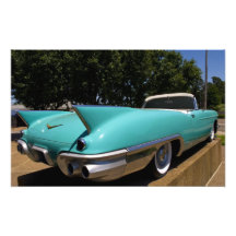 Elvis Presley's Green Cadillac Convertible in Photographic Print