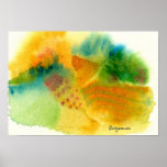 Elysian Fields Watercolor Poster Print
