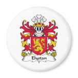 Elystan Family Crest Refrigerator Magnet