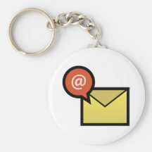 Email Envelope Key Chains
