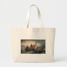 Emanuel Leutz Washington croisant le Delaware Sacs En Toile