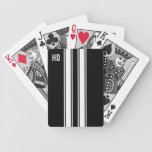 Emballage des rayures cartes à jouer