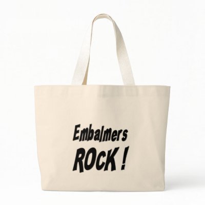 Embalmers Rock! Tote Bag by TShirtDotCom