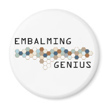Embalming Genius Refrigerator Magnets