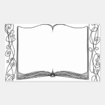 Embellished Book Sticker Bookplate