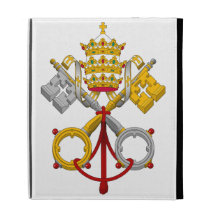 Emblem of the Vatican City iPad Case