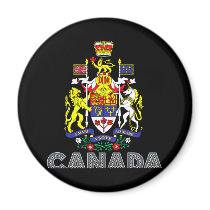 Emblème canadien aimants