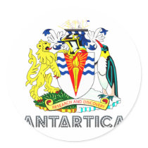 Emblème d'Antartican autocollants