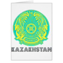 Emblème de Kazakhstani cartes