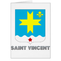 Emblème de Kittian de saint cartes