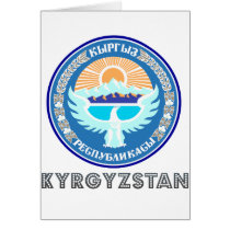 Emblème de Kyrgyzstani cartes