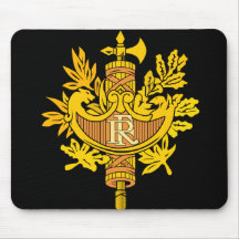 emblème de la France Tapis De Souris