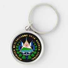 emblème du Salvador Porte-clefs