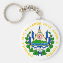 emblème du Salvador Porte-clefs