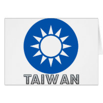 Emblème taiwanais cartes