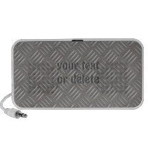 Embossed Aluminum Metal Look Custom Speaker System