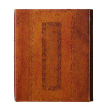 Embossed Leather book cover iPad Cases