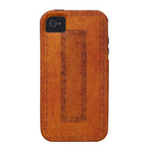 Embossed Leather book cover iPhone 4 Case
