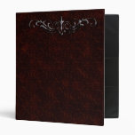 Embossed Leather Look Vintage Binder