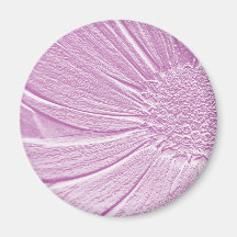 Embossed Look Lavender Flower Magnets