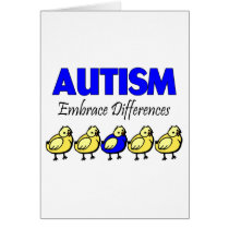 Embrace Autism (Ducks) Greeting Card
