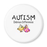Embrace Differences (2 chicks) Magnet