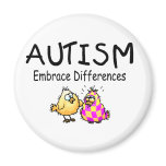 Embrace Differences (2 chicks) Magnets